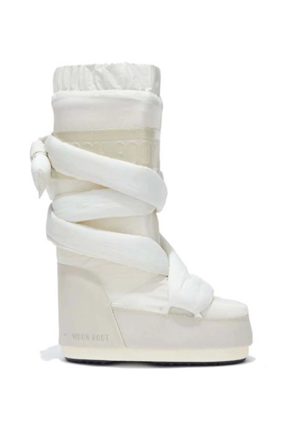MOON BOOT  Stiefelette - Ecru - Flacher Absatz