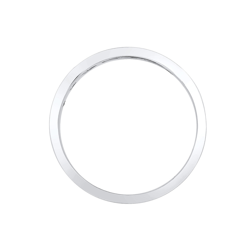 Elli Elli Bague bague pour dames phases de la lune demi-lune look astro en 925/1000 ar Bague
