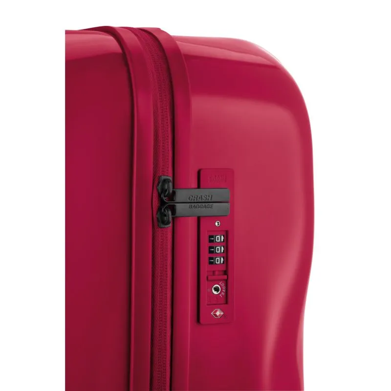Crash Baggage Icon Tone on Tone Kofferset Gr. L\/S - Ruby Red