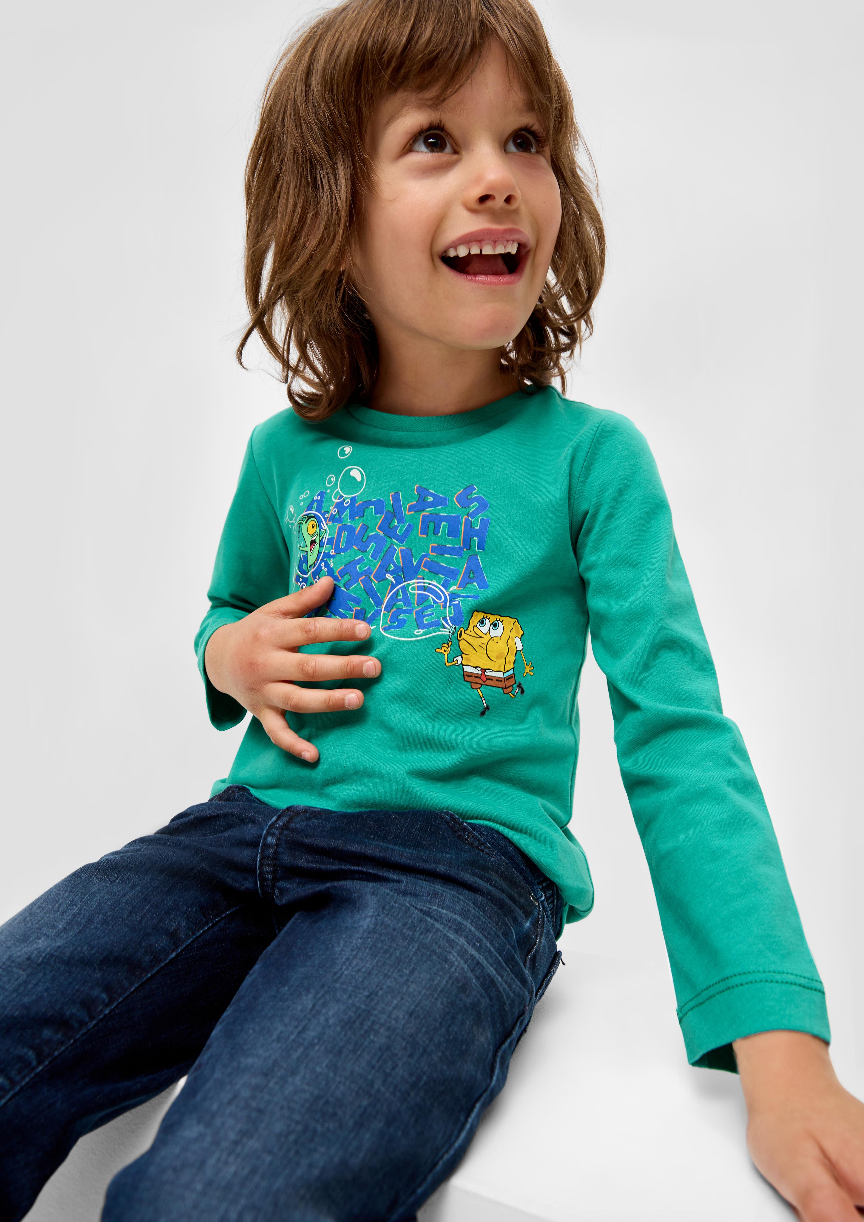 Longsleeve mit Spongebob Schwammkopf-Motiv  2134104-6619