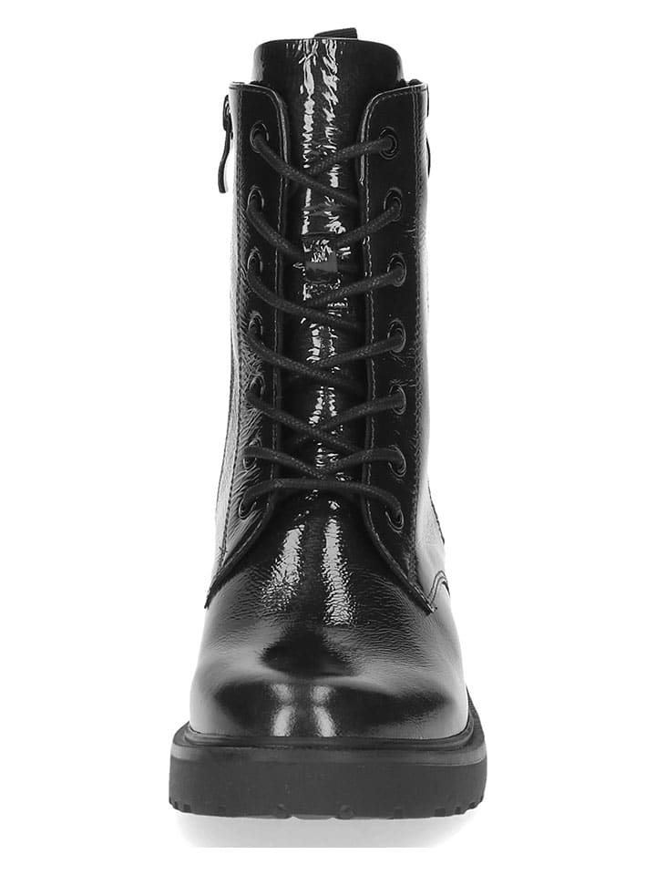 Caprice Leder-Boots in Schwarz günstig kaufen