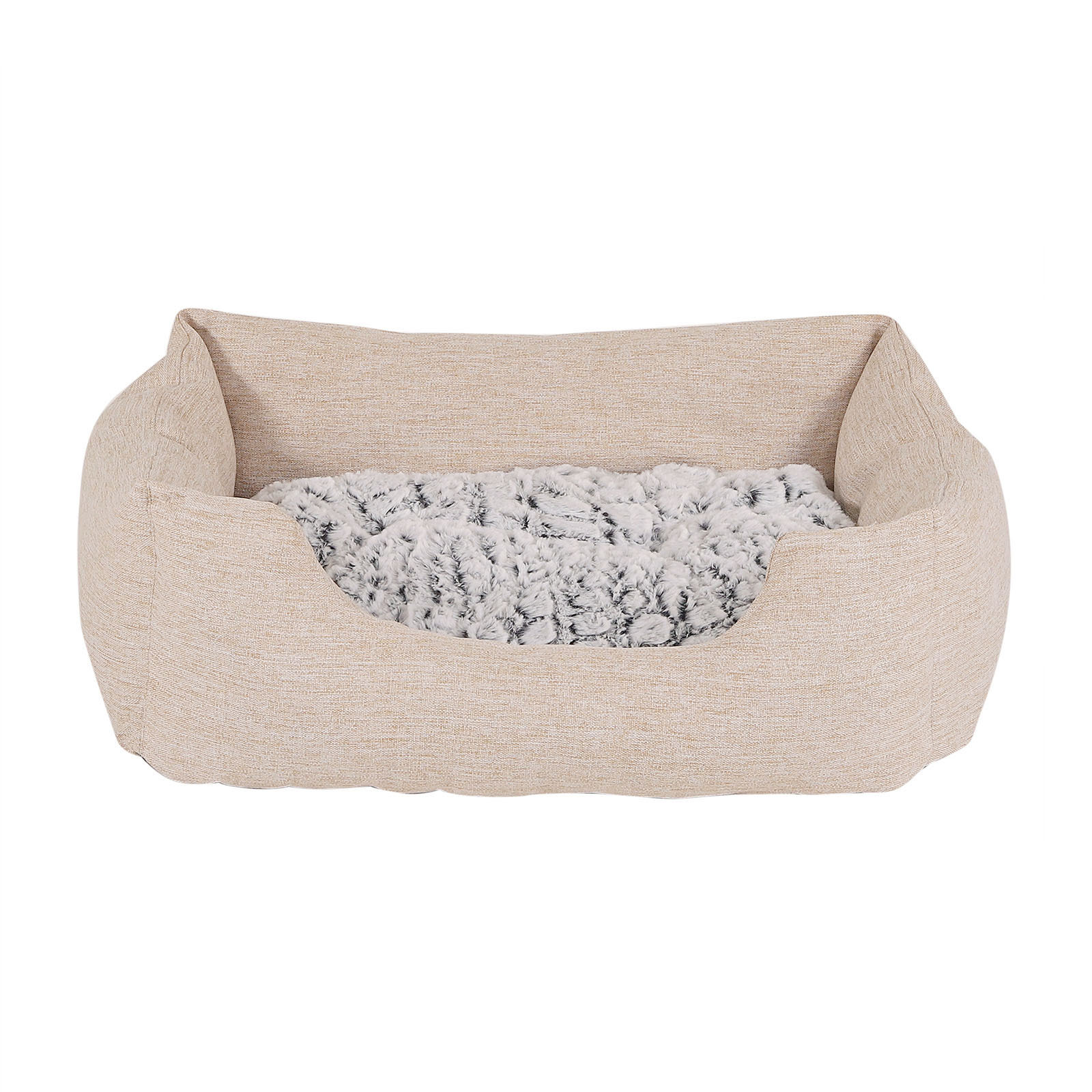 Lionto Hundebetten Lionto Hundebett mit Wendekissen meliert S