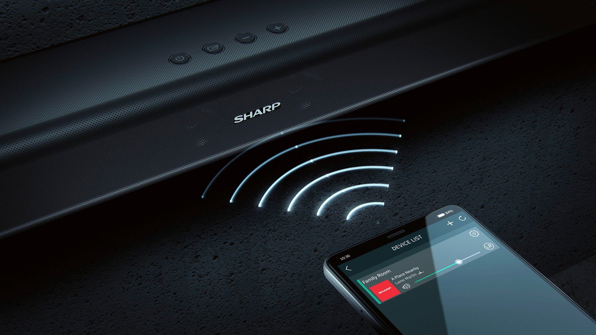 Sharp HT-SBW800 5.1.2 Soundbar (Bluetooth, 760 W, mit Dolby Atmos und Drahtlos-Subwoofer)