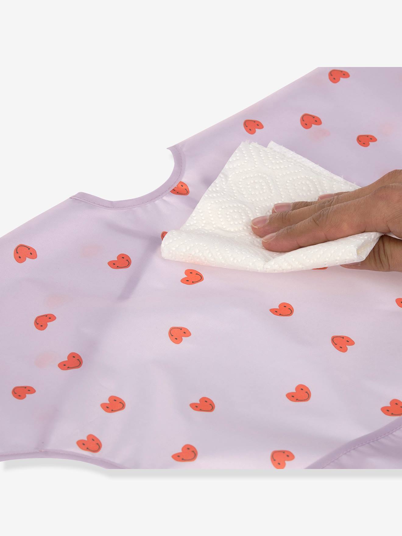 Lässig Baby 2er-Set Ärmellätzchen LÄSSIG - weiß bedruckt