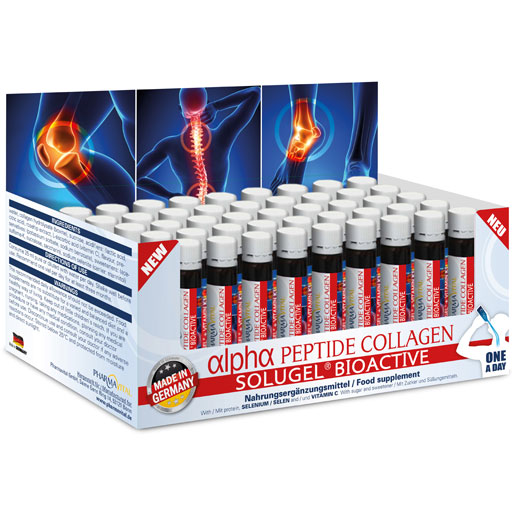 ALPHA PEPTIDE Collagen Active Gel Gelenk.Trinkamp.  50X25 ml  Trinkampullen