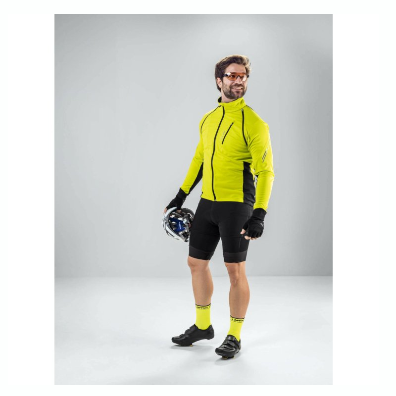Löffler M Bike Zipp-off San Remo 23 2 WS gelbe Fahrradjacke