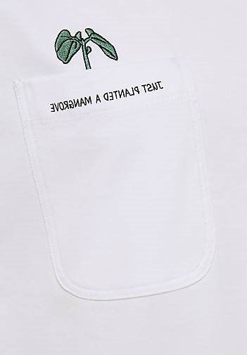 SOMWR T-Shirt T-Shirt With Mangrove Detail On Pocket