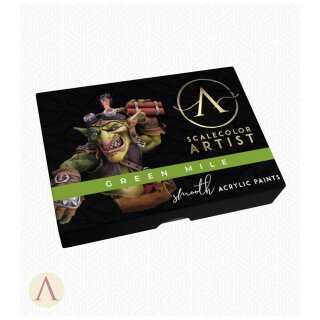 Artist Scale Color Set: Green Mile (6x 20ml)