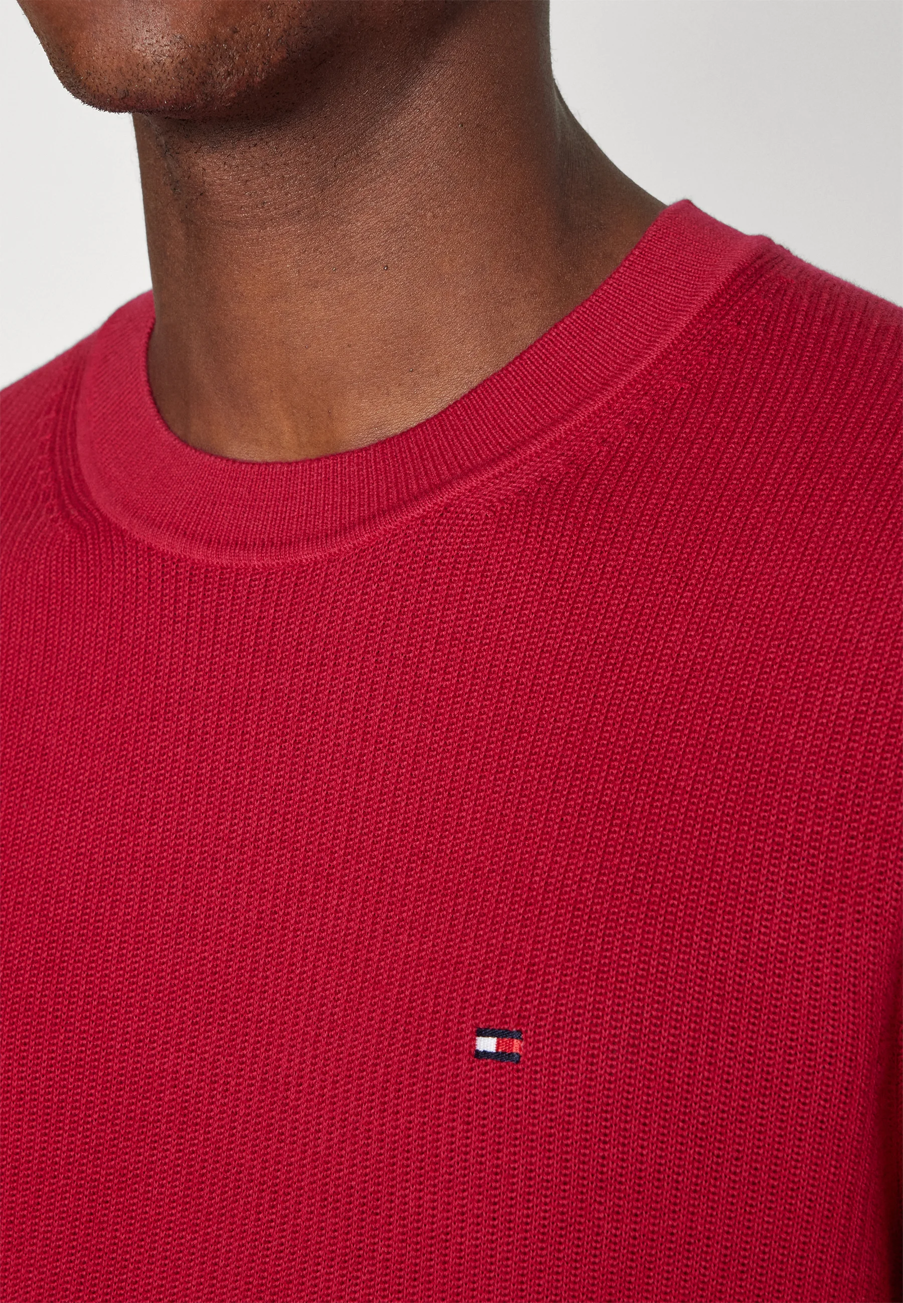 Tommy Hilfiger CHAIN RIDGE C NECK - Suéter