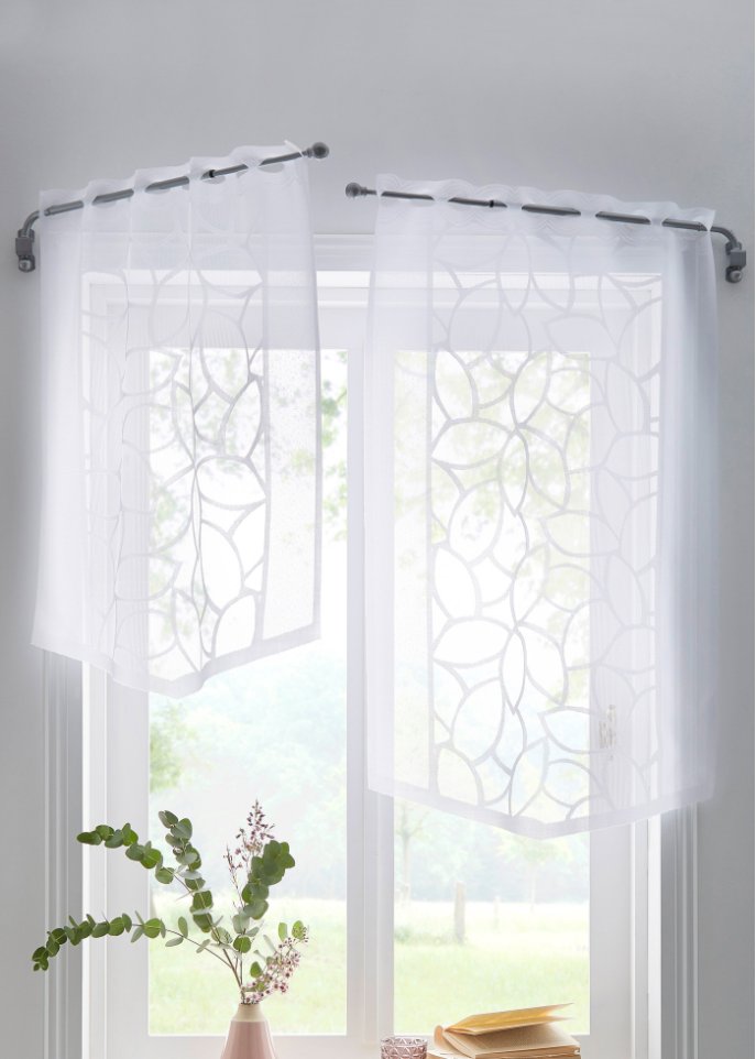 Jacquard Fenster-Behang (1er Pack)