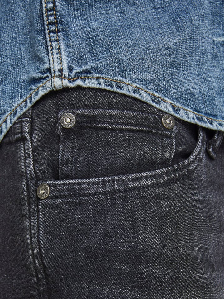 Jack & Jones Jeans GLENN Skinny Tapered JJI GLENN ORIGINAL AM in Schwarz-2 günstig kaufen W31/L34