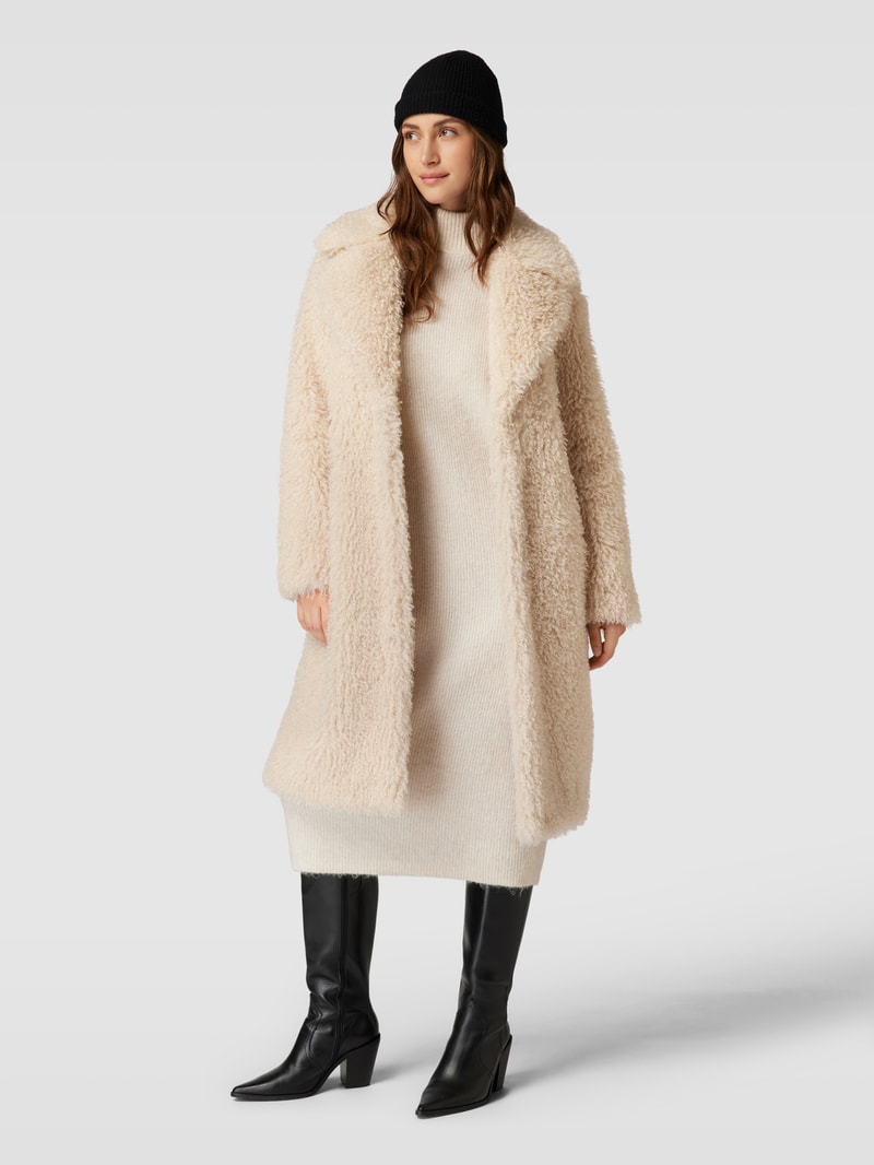 Mantel mit Reverskragen in offwhite