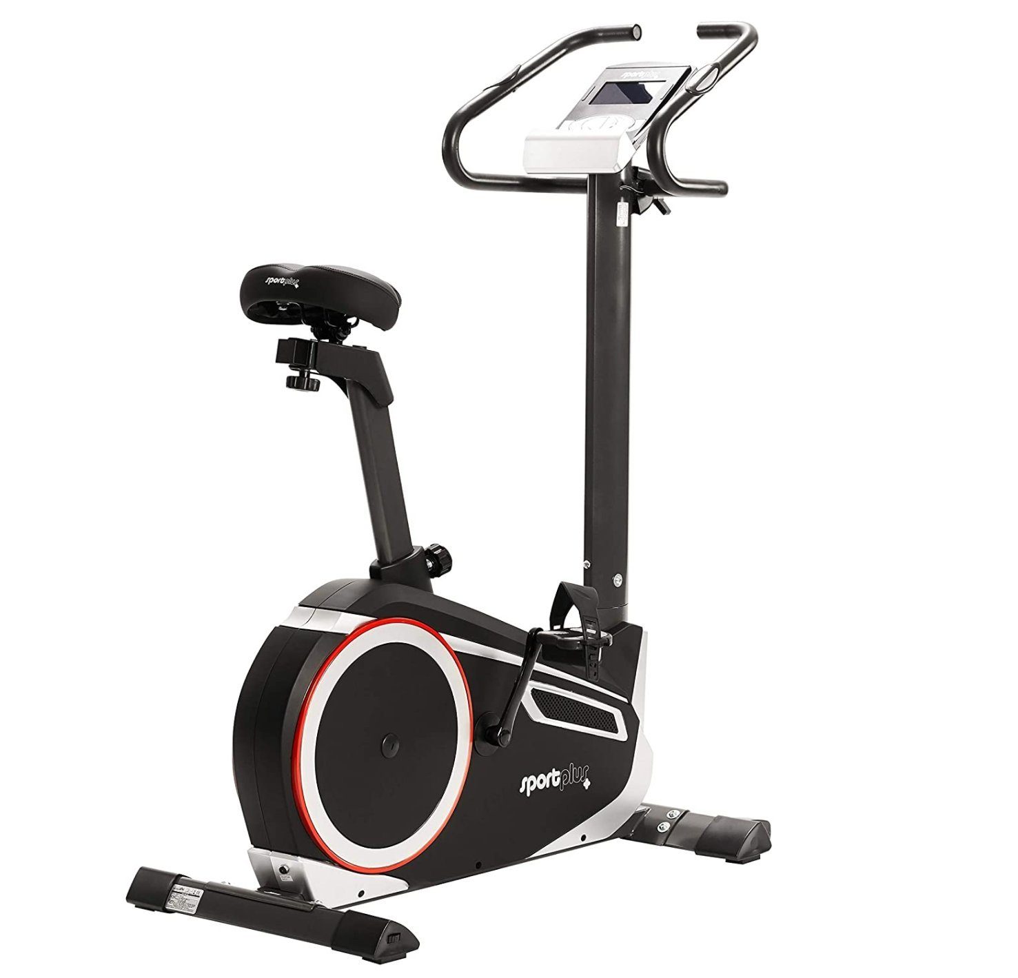SportPlus Heimtrainer SP-HT-9600-iE, Crosstrainer, Heimtrainer mit Wattanzeige, 17 kg Schwungmasse