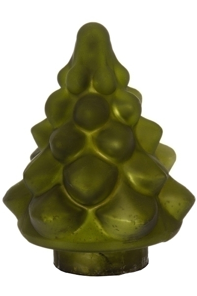 MyFlair Glasbaum H15cm matt grün
