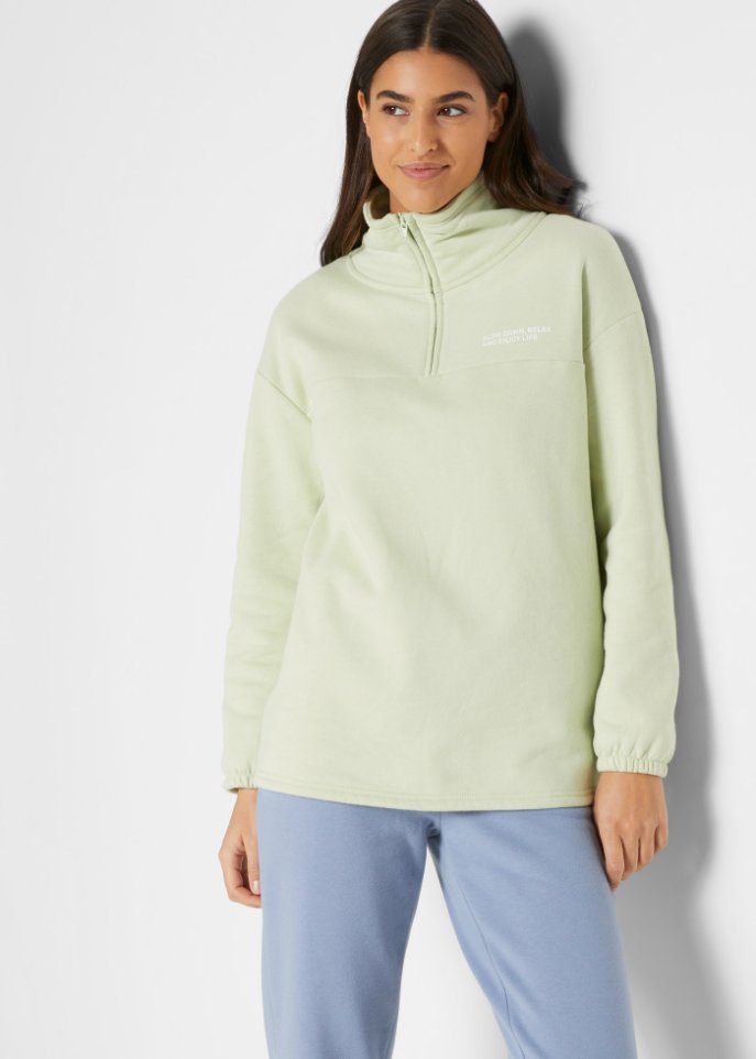 Super Soft Sweatshirt mit Turtle Neck