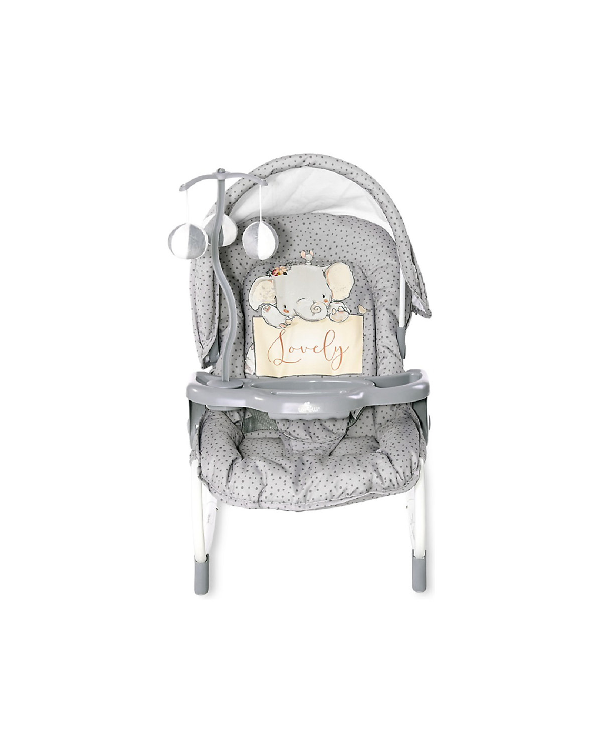 Babywippe DREAM TIME Mobile, Tisch, Sonnendach, verstellbar Babywippen