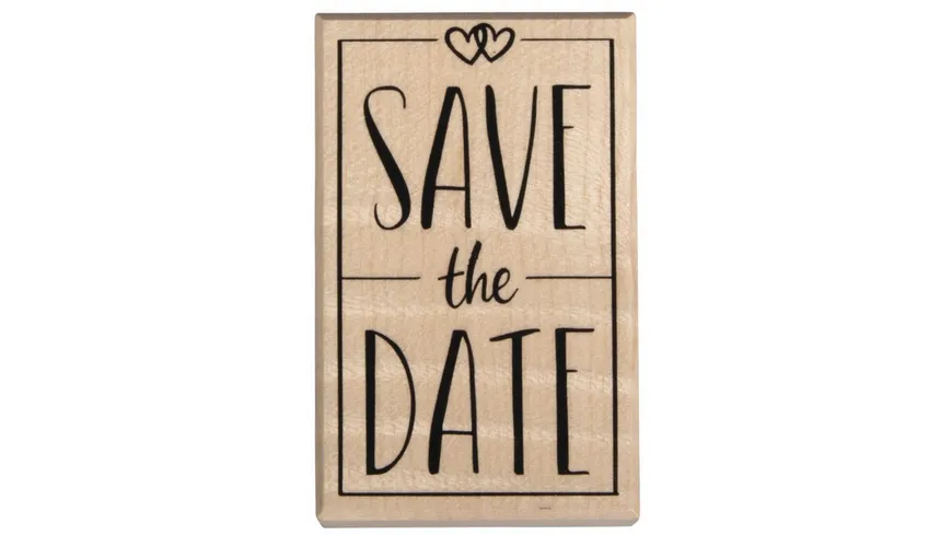 rayher Stempel Save the Date 5x8cm