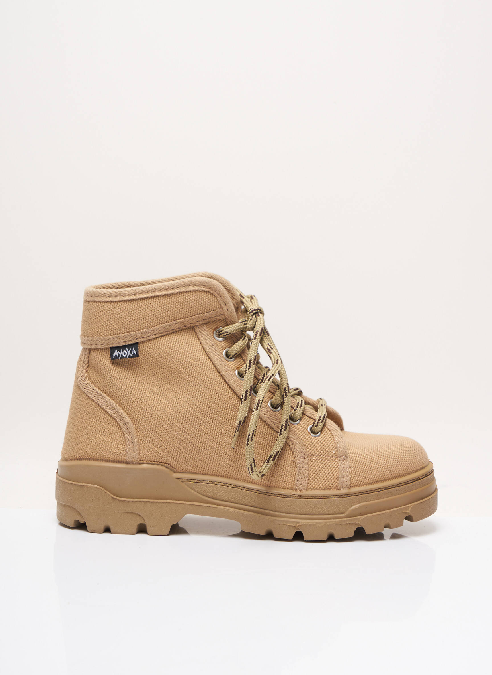 Ayoka Bottines Femme couleur beige