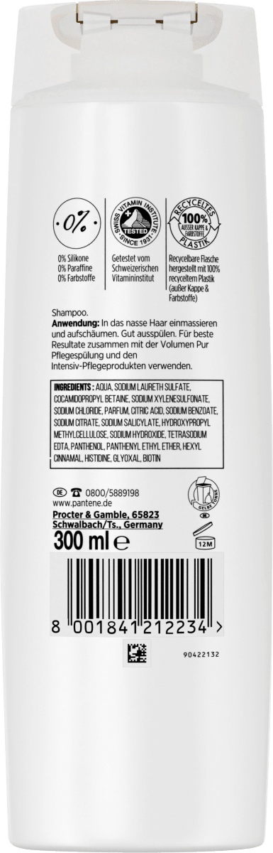 Shampoo Vita Glow Volumen Pur, 300 ml
