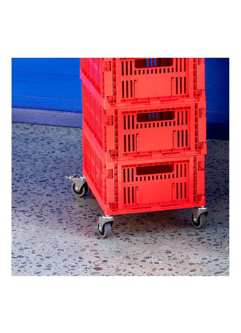 Hay  Colour Crate wielen voor opbergkrat set van 4