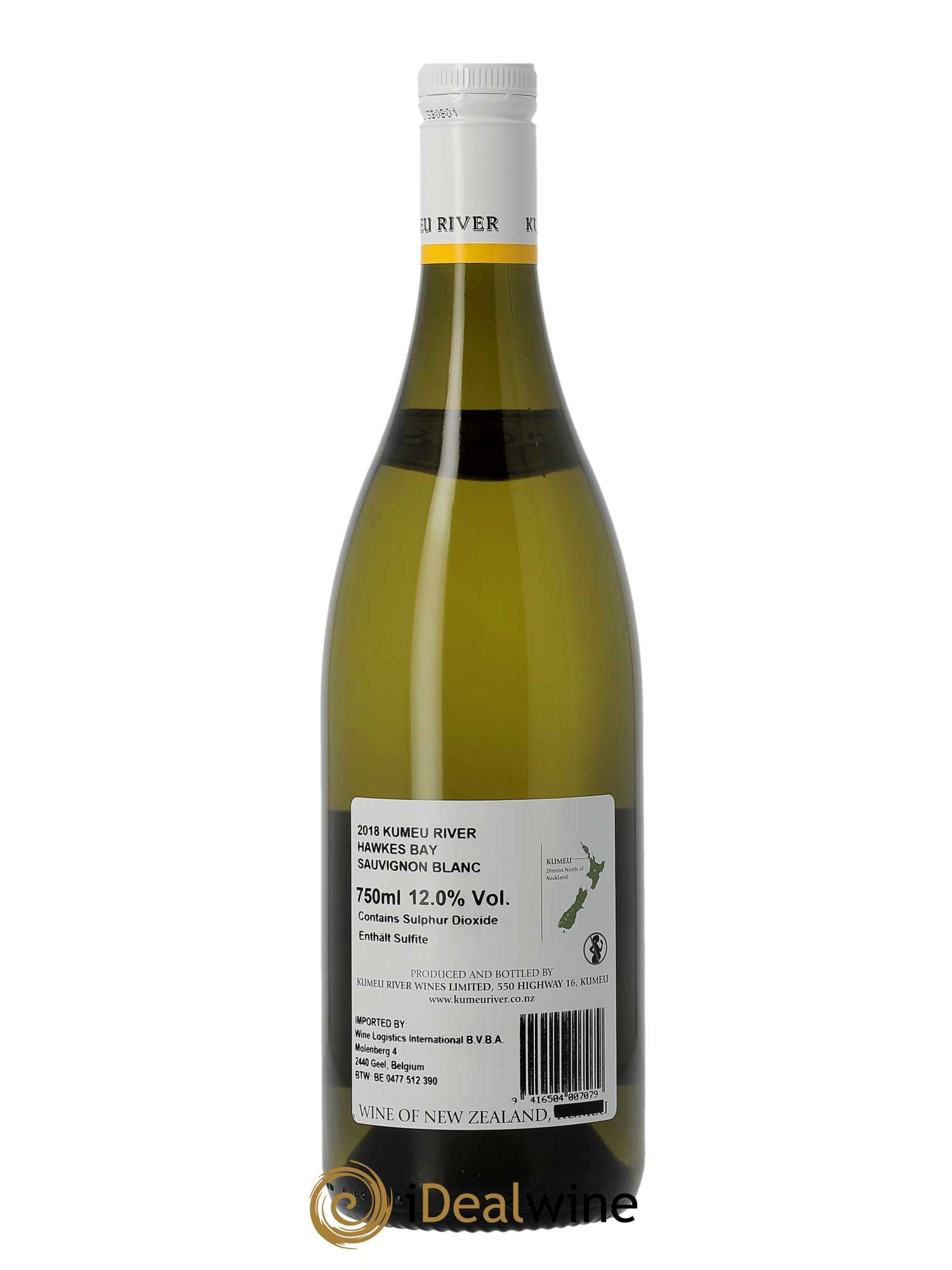 Nouvelle Zélande Kumeu River Sauvignon Blanc  2018 - Lot de 1 Bouteille