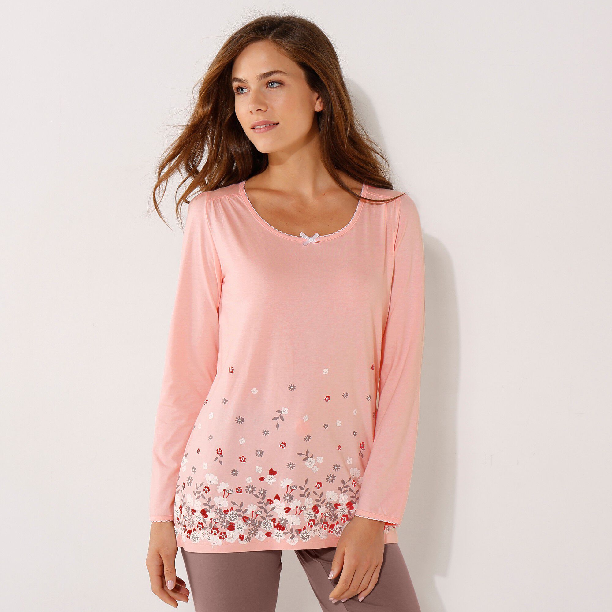 Tee-shirt imprimé fleurs