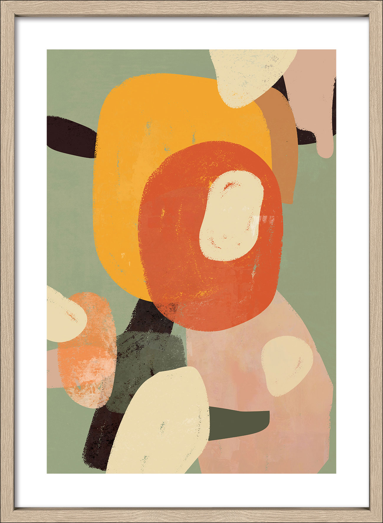 Pro ArtKunstdruck gerahmt 75x55cm