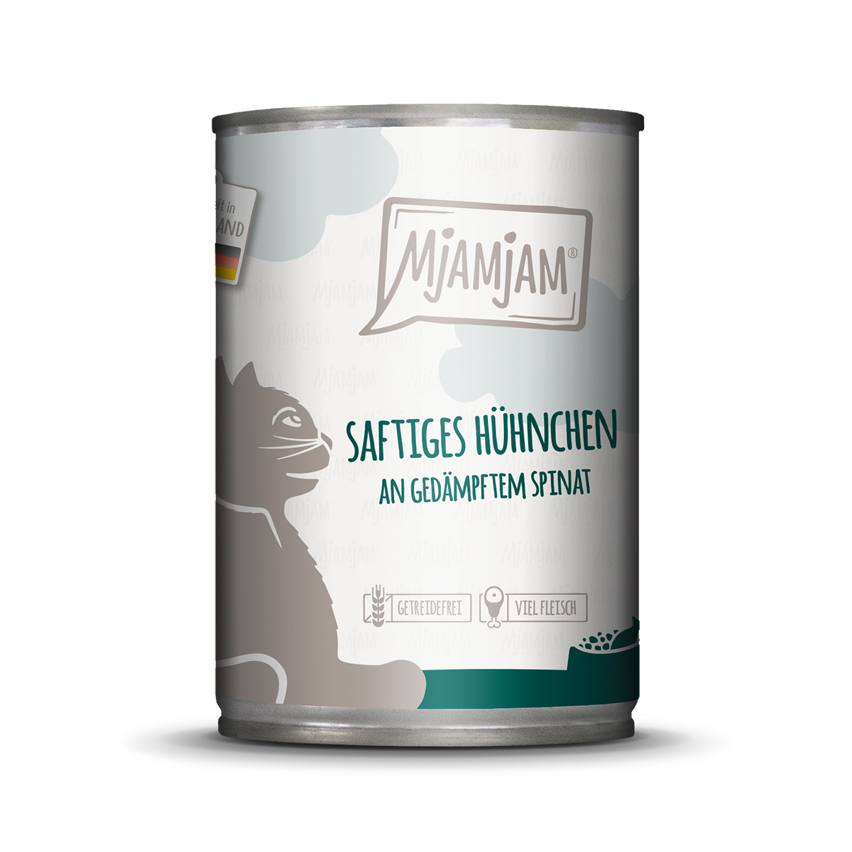 MjAMjAM Saftiges Hühnchen an gedämpftem Spinat bei ZooRoyal