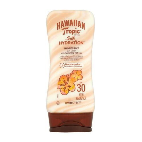 Hawaiian Tropic Silk Feuchtigkeitsspendende Sonnenschutzlotion LSF 30 180 ml