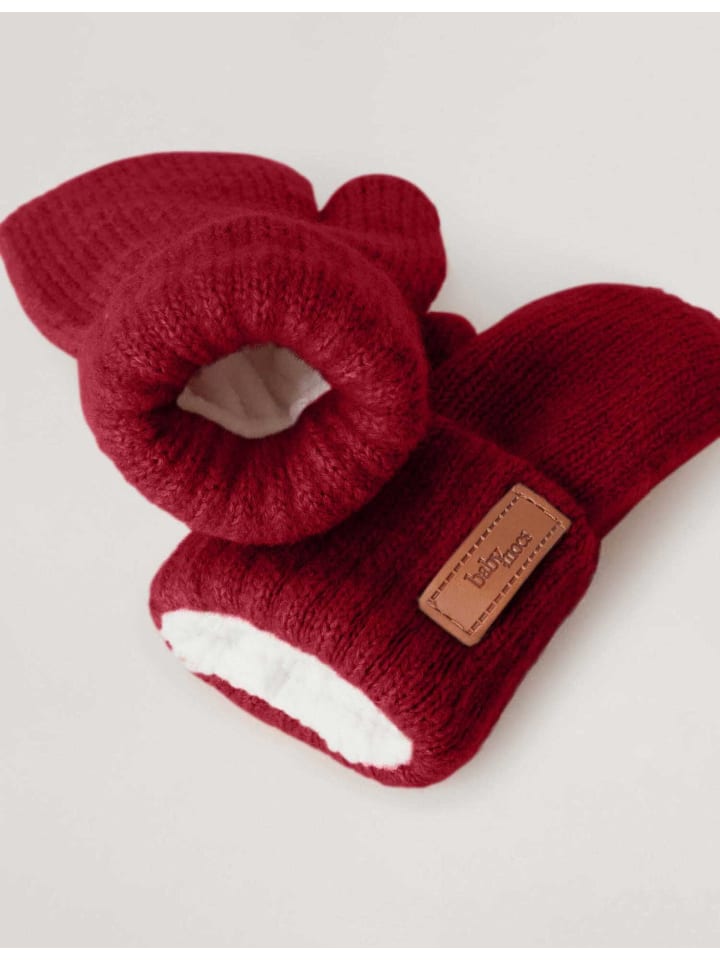 BabyMocs Handschuhe Vegan in burgundy günstig kaufen onesize