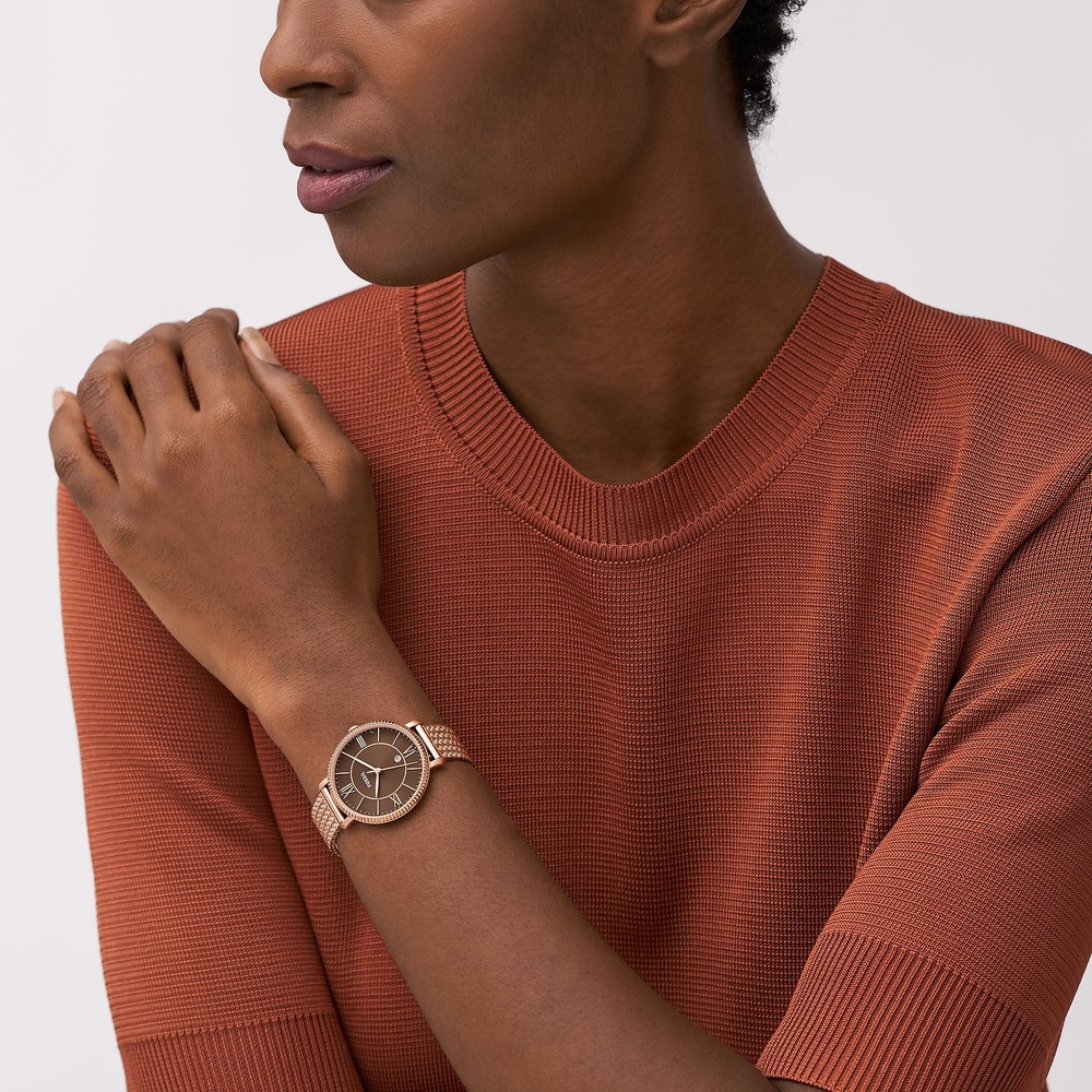 Fossil Montre pour femme Acier inoxydable Montre
