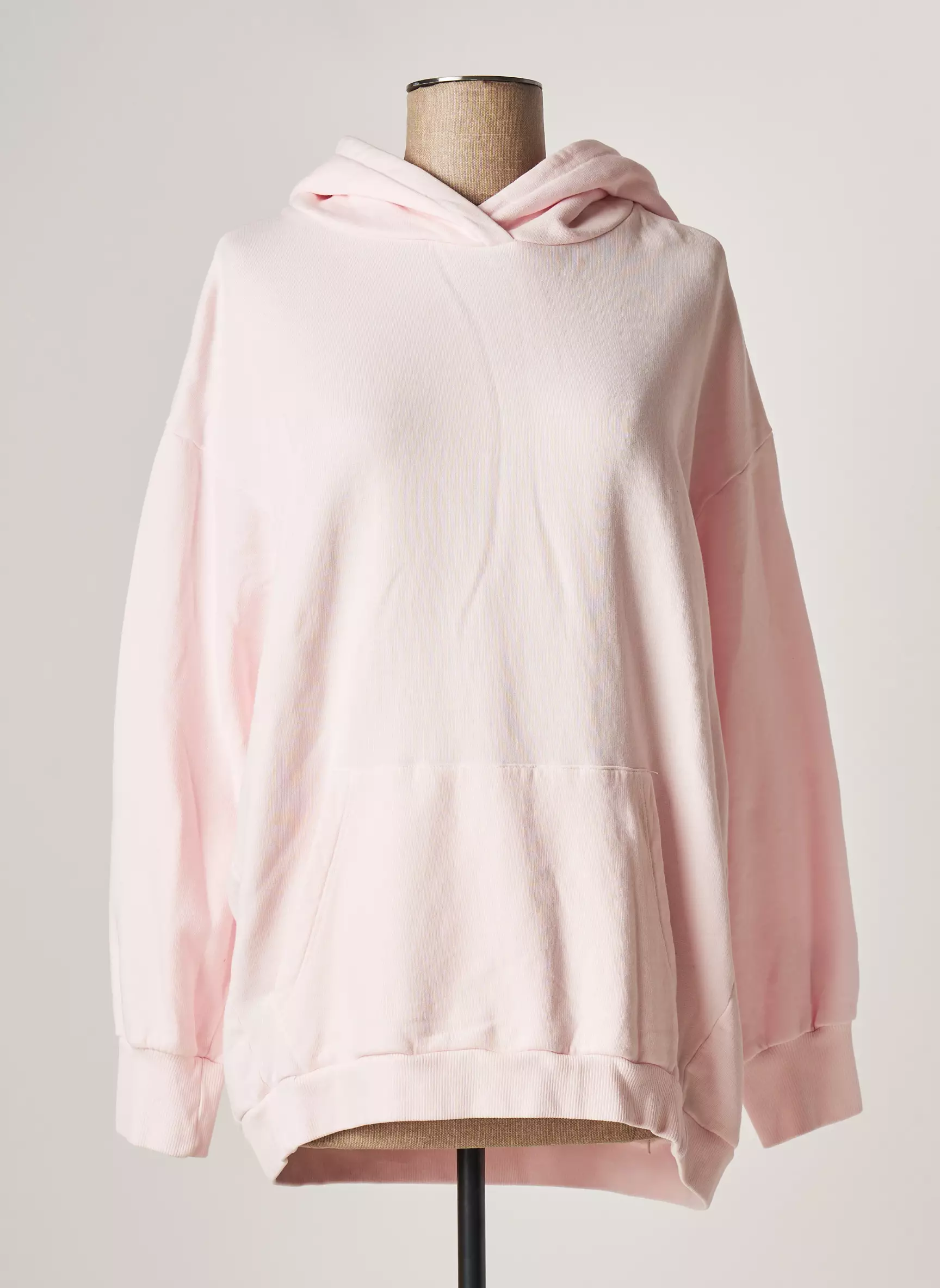 Margaux Lonnberg Sweat Capuche Femme couleur rose