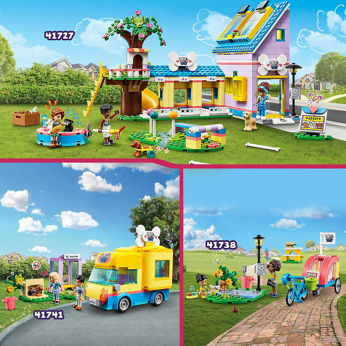 LEGO® Friends 41738 Hunderettungsfahrrad