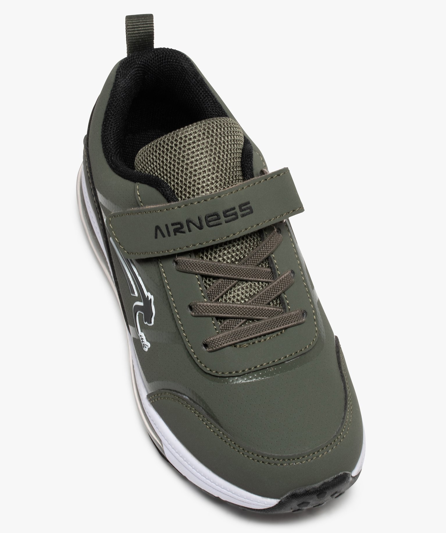Baskets Garçon à semelle bulle d’air – Airness Santiago kaki | GEMO