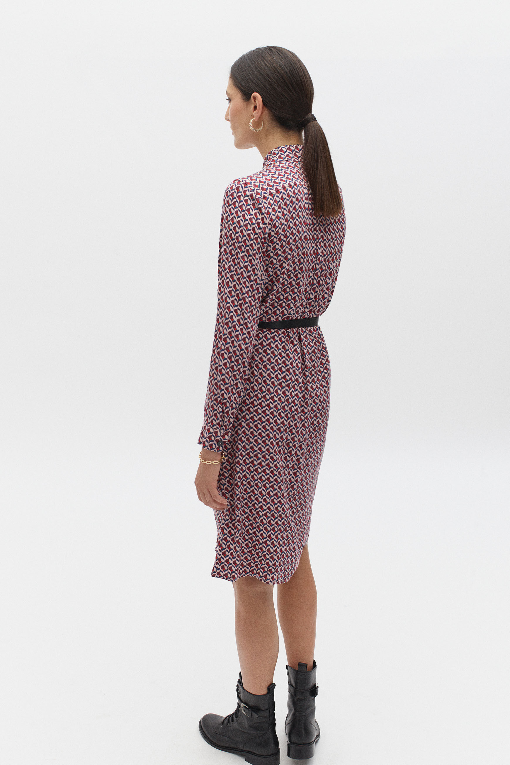 robe pastel red rouge femme