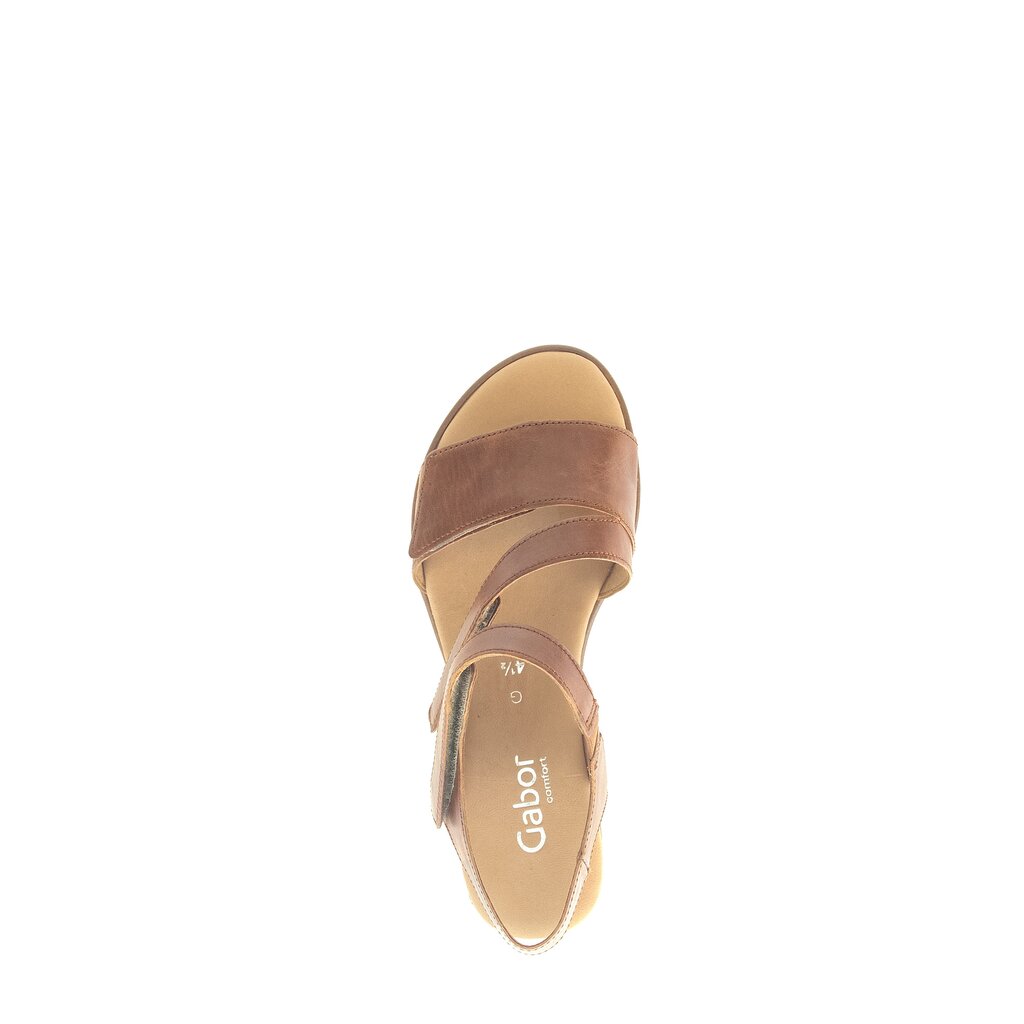 Gabor comfort Keilsandalette braun