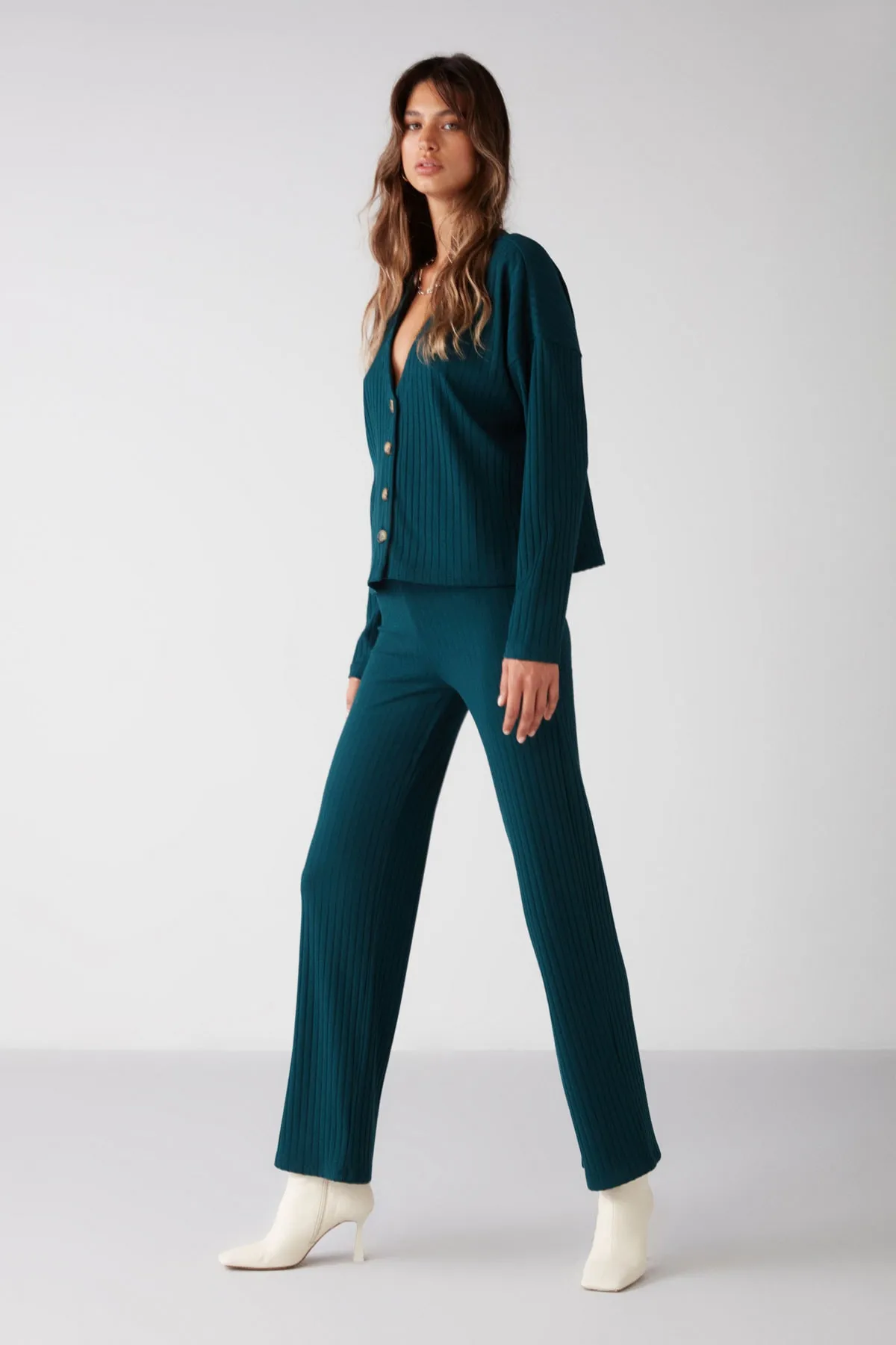 GRIMELANGE  Eliza Regular Relaxed Petrol Green 2-teiliges Bottom-Top-Set