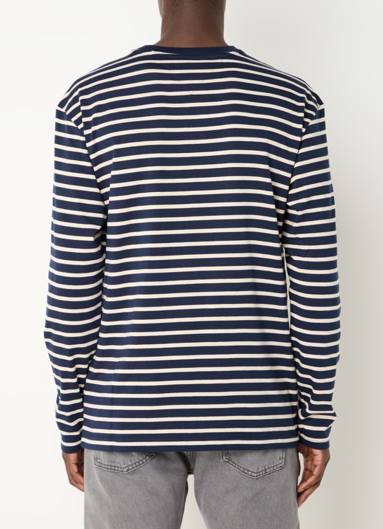 Camisa de manga comprida Tommy Hilfiger com estampa listrada