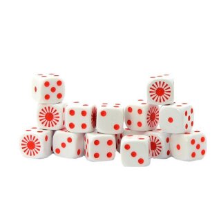 Imperial Japanese D6 Dice (16)
