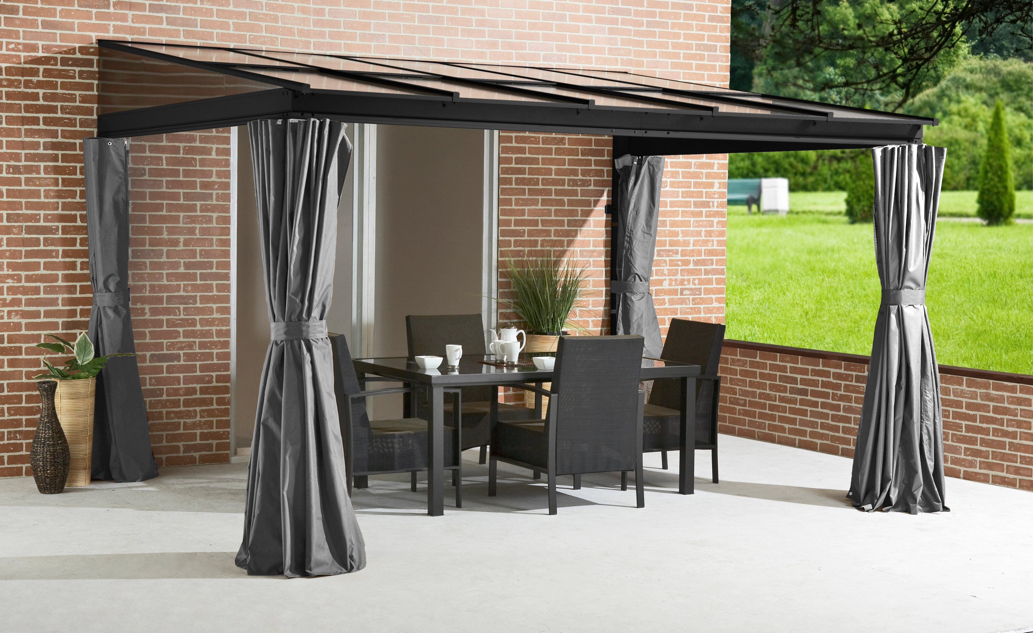 Sojag Terrassendach St. Barthelemy 8x12, BxT: 364x248 cm