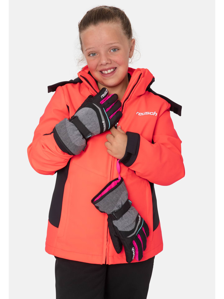 Reusch Fingerhandschuh Bolt GTX Junior in blck/blck melang/pink glo günstig kaufen