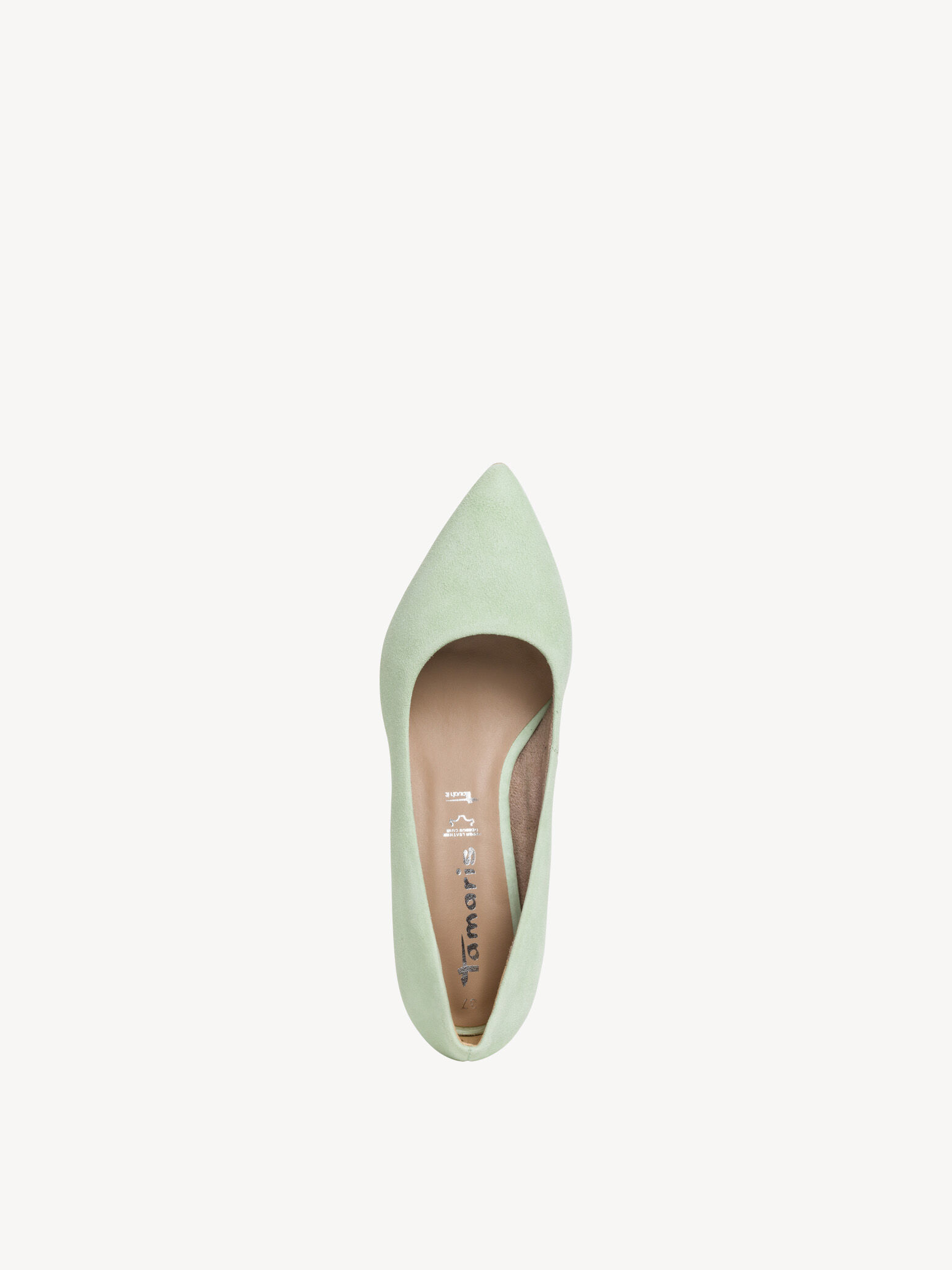Escarpin en cuir - vert