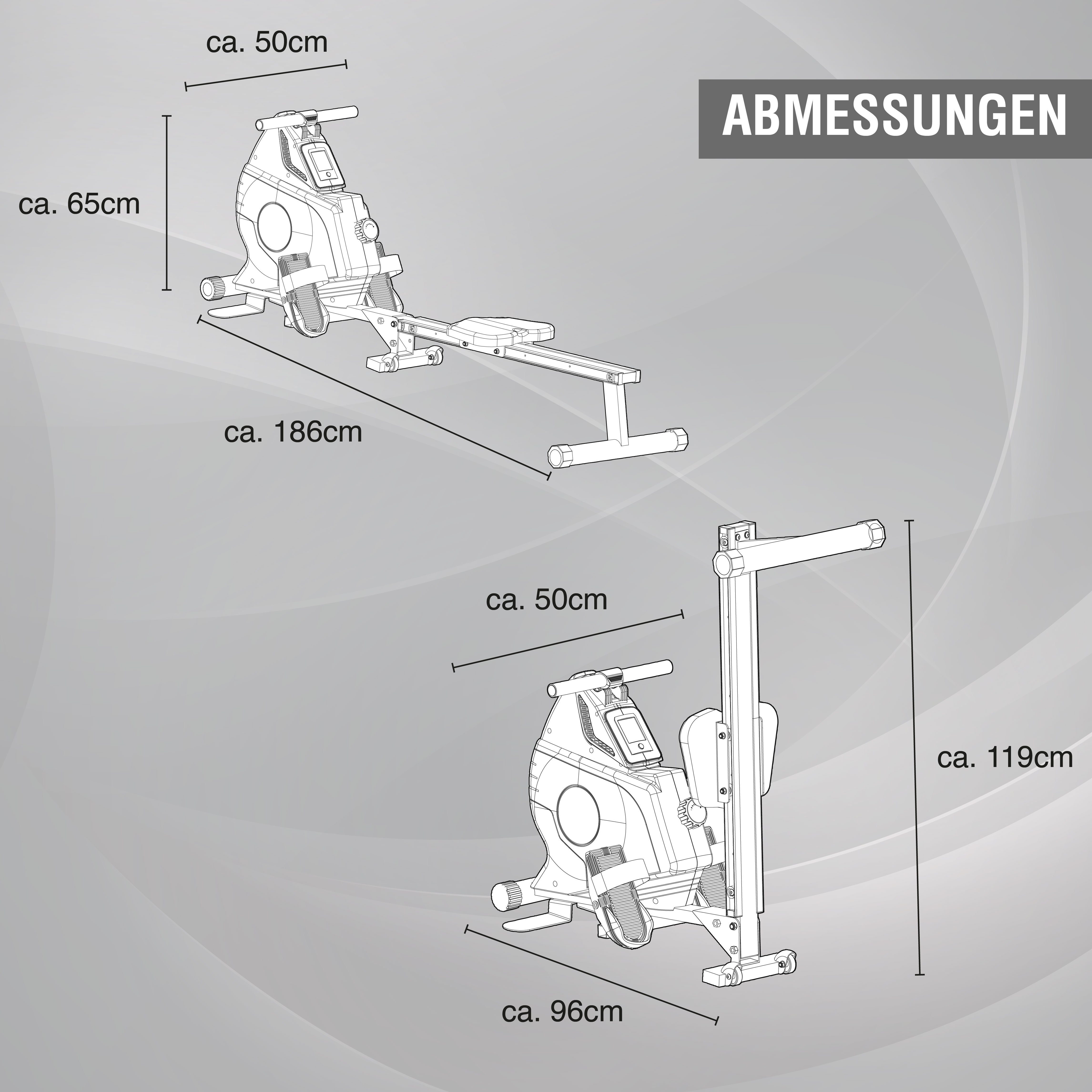 Zoomyo Rudergerät Drafter 700 2-in1-Rudergerät für Rudersport & Oberkörpertraining, mit Trainingscomputer & 8 Widerstandsstufen