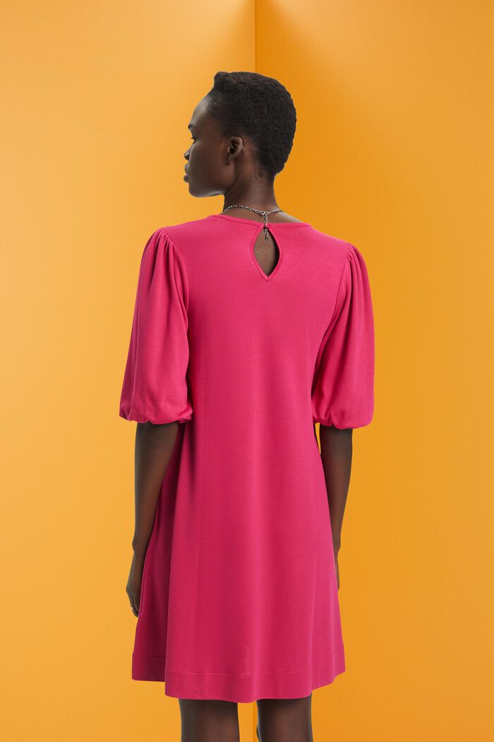 Minikleid mit voluminösen Ärmeln