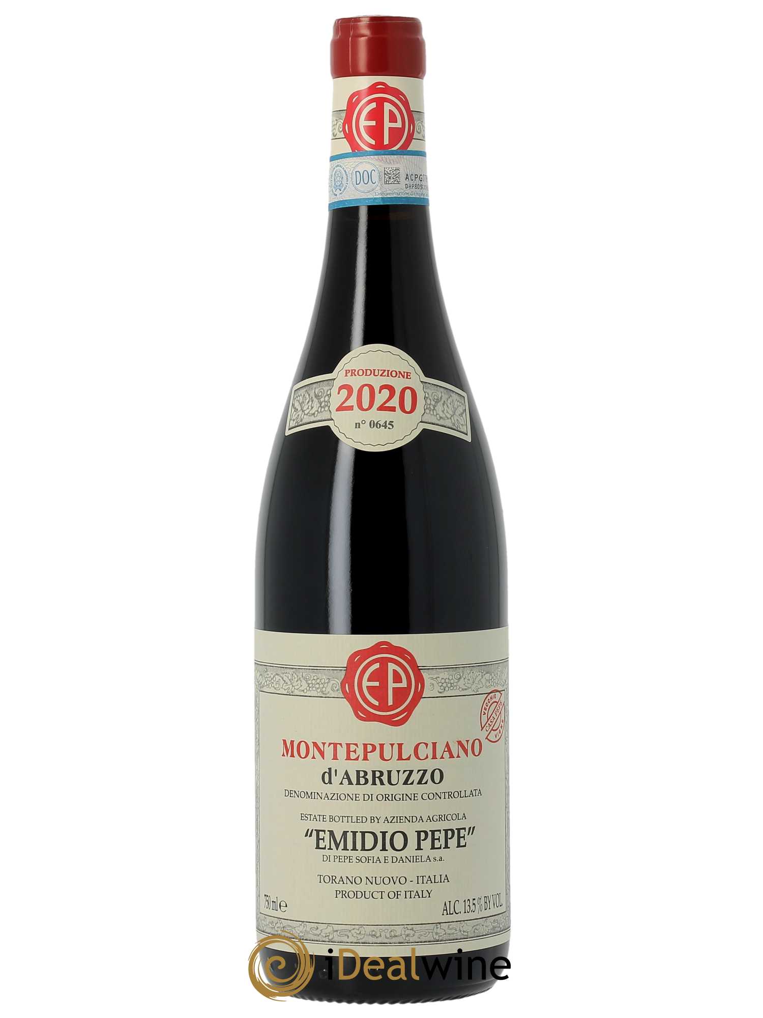 Montepulciano d'Abruzzo DOC Casa Pepe Emidio Pepe  2020 - Lot de 1 Bouteille