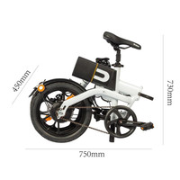 Home Deluxe E-Bike OPTIMUS Weiß