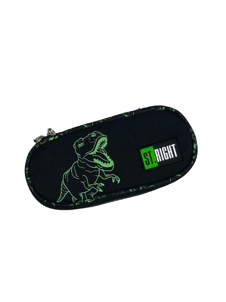 Yuhu.kids Federmäppchen Schlamper Etui T-Rex in Schwarz günstig kaufen onesize