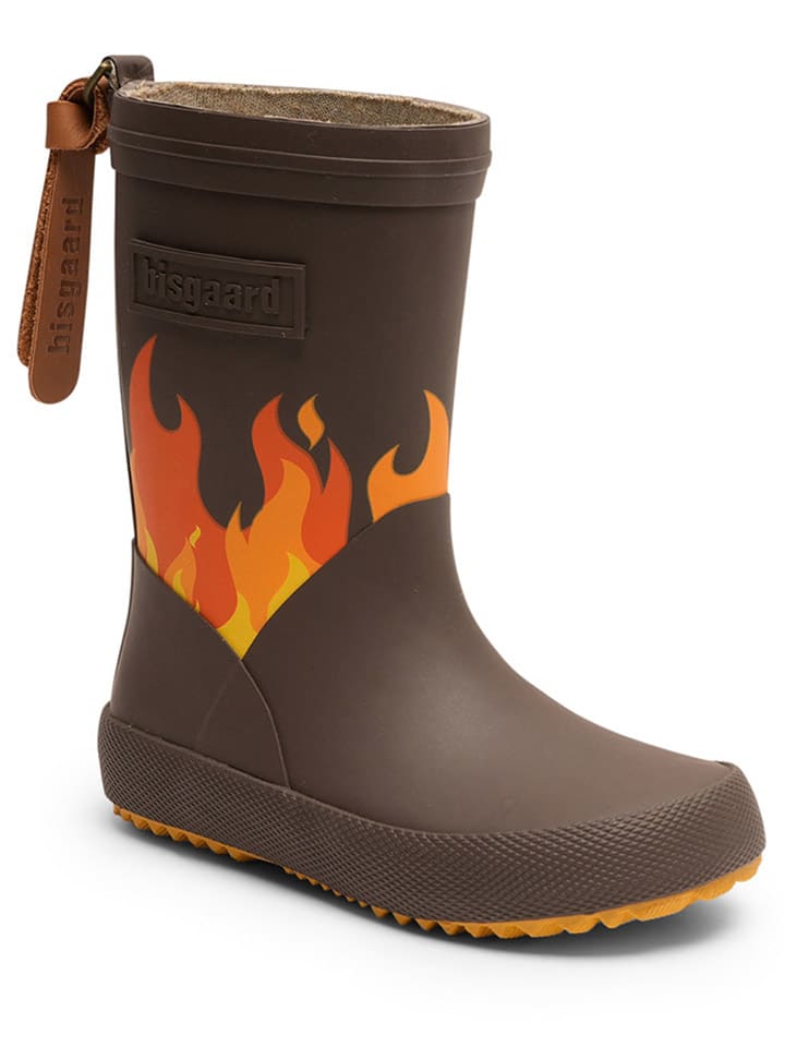 bisgaard Gummistiefel in Braun/ Orange günstig kaufen