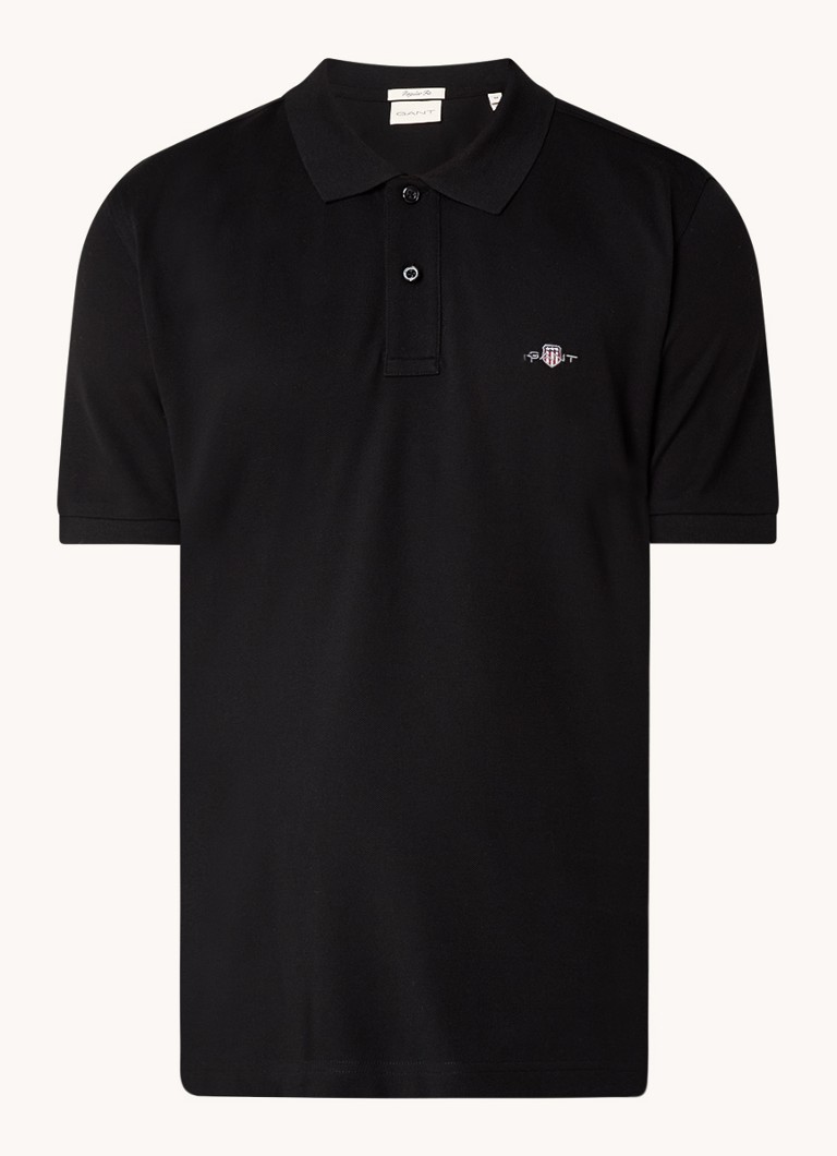 Tricou polo Gant cu croială clasică, confecționat din bumbac piqué, cu logo brodat.