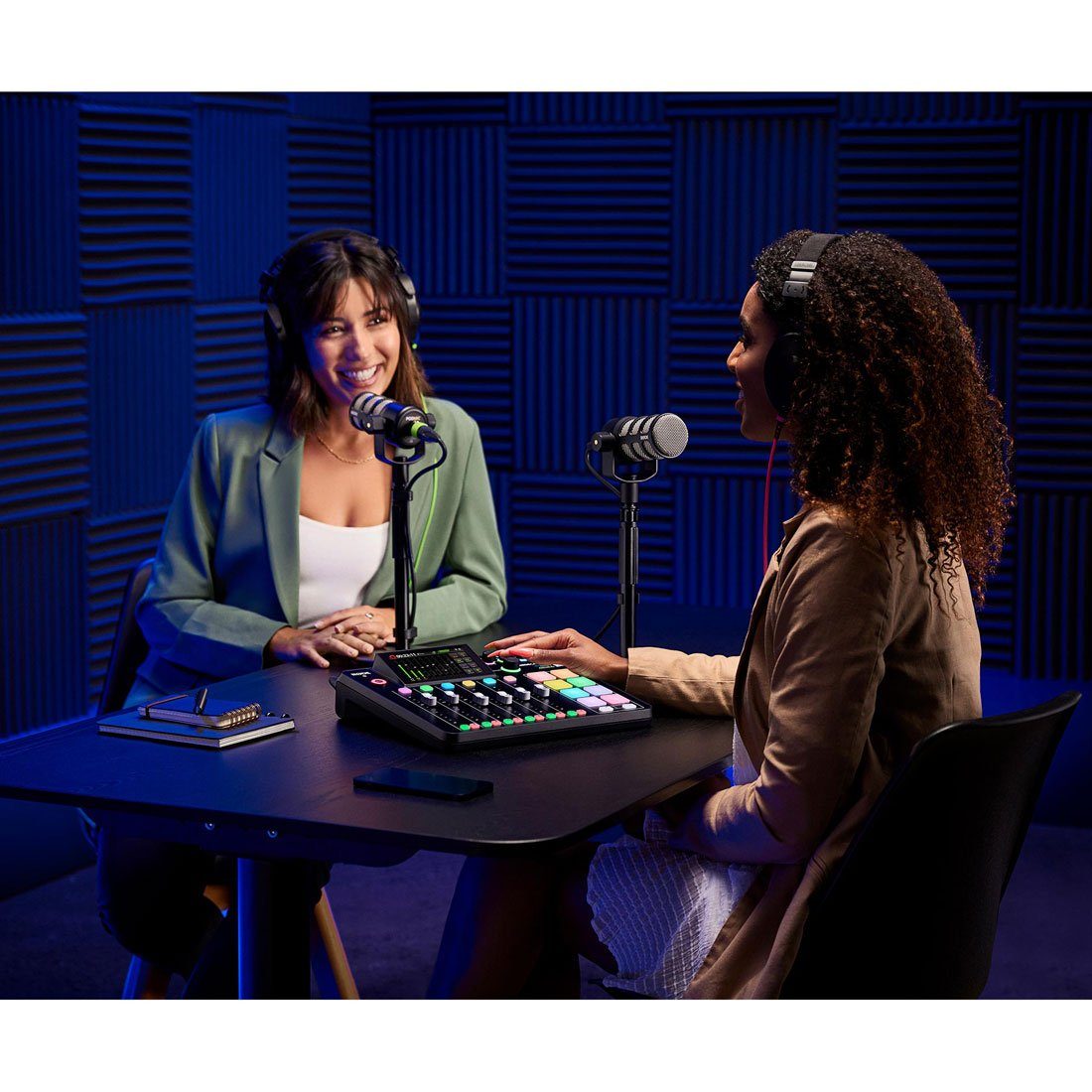 RODE Microphones Mischpult Rode Rodecaster Pro II Podcast Station mit Kopfhörer